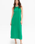 Tank Dress, Green Tambourine