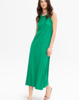 Tank Dress, Green Tambourine