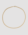 AZLEE - Small Woven Chain, Yellow Gold