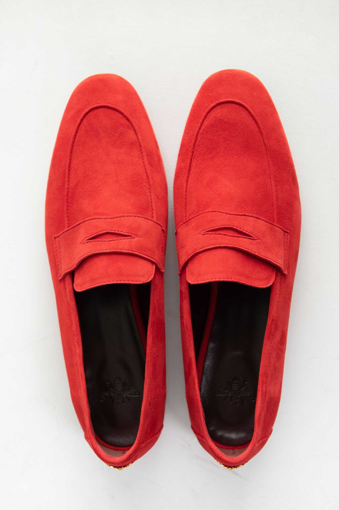 BOUGEOTTE - Suede Flaneur, Coral Red
