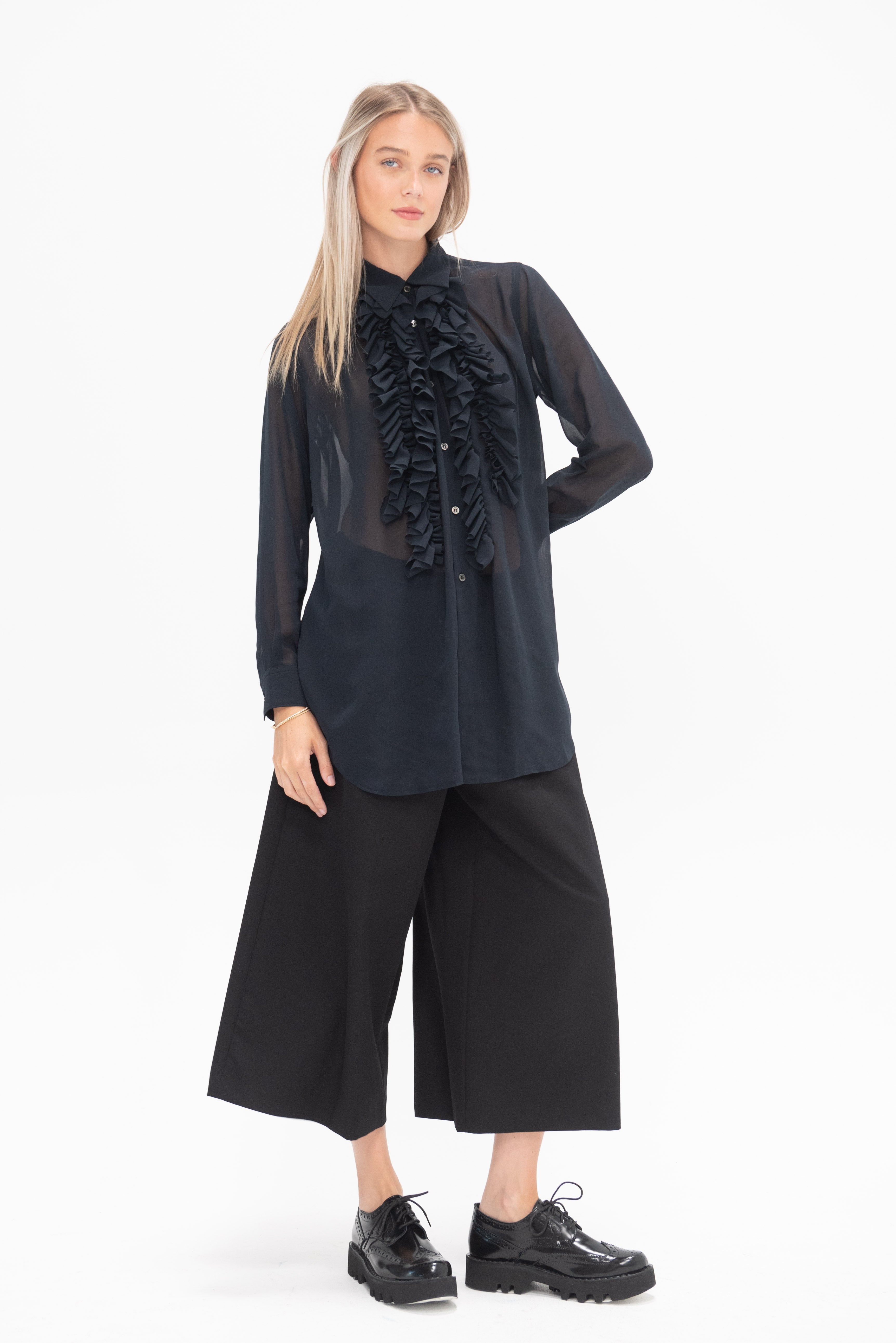 Comme des Garcons des Garcons Comme des Garcons Blouse Navy M