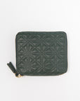 COMME DES GARÇONS WALLET - Embossed Leather Wallet, Bottle Green