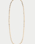 Heavy Medium Lozenge Link Chain, Yellow Gold