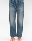 Ankle Cut Selvedge Denim, Medium Vintage