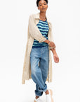 Denim Painter Pants, Light Distress