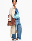 Denim Painter Pants, Light Distress