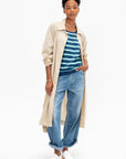 Denim Painter Pants, Light Distress