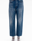 Ankle Cut Selvedge Denim, Vintage Dark