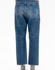 Ankle Cut Selvedge Denim, Vintage Dark