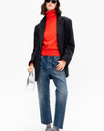 Ankle Cut Selvedge Denim, Vintage Dark
