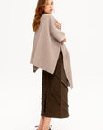 Kriella - Poncho Scarf, Macademia