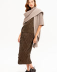 Kriella - Poncho Scarf, Macademia