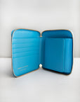 Comme des Garçons - Embossed Leather Wallet, Blue