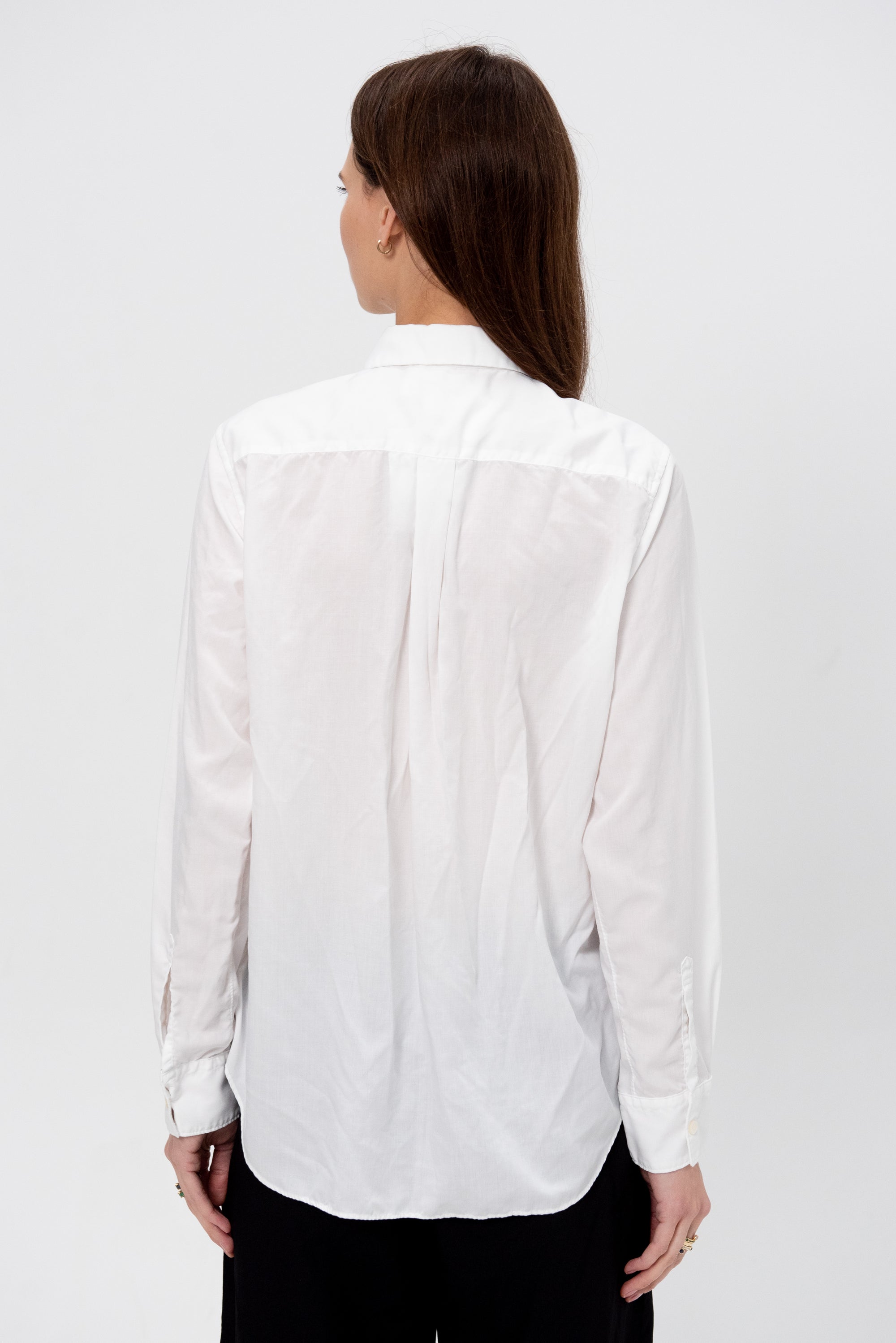 Rosette Blouse, White