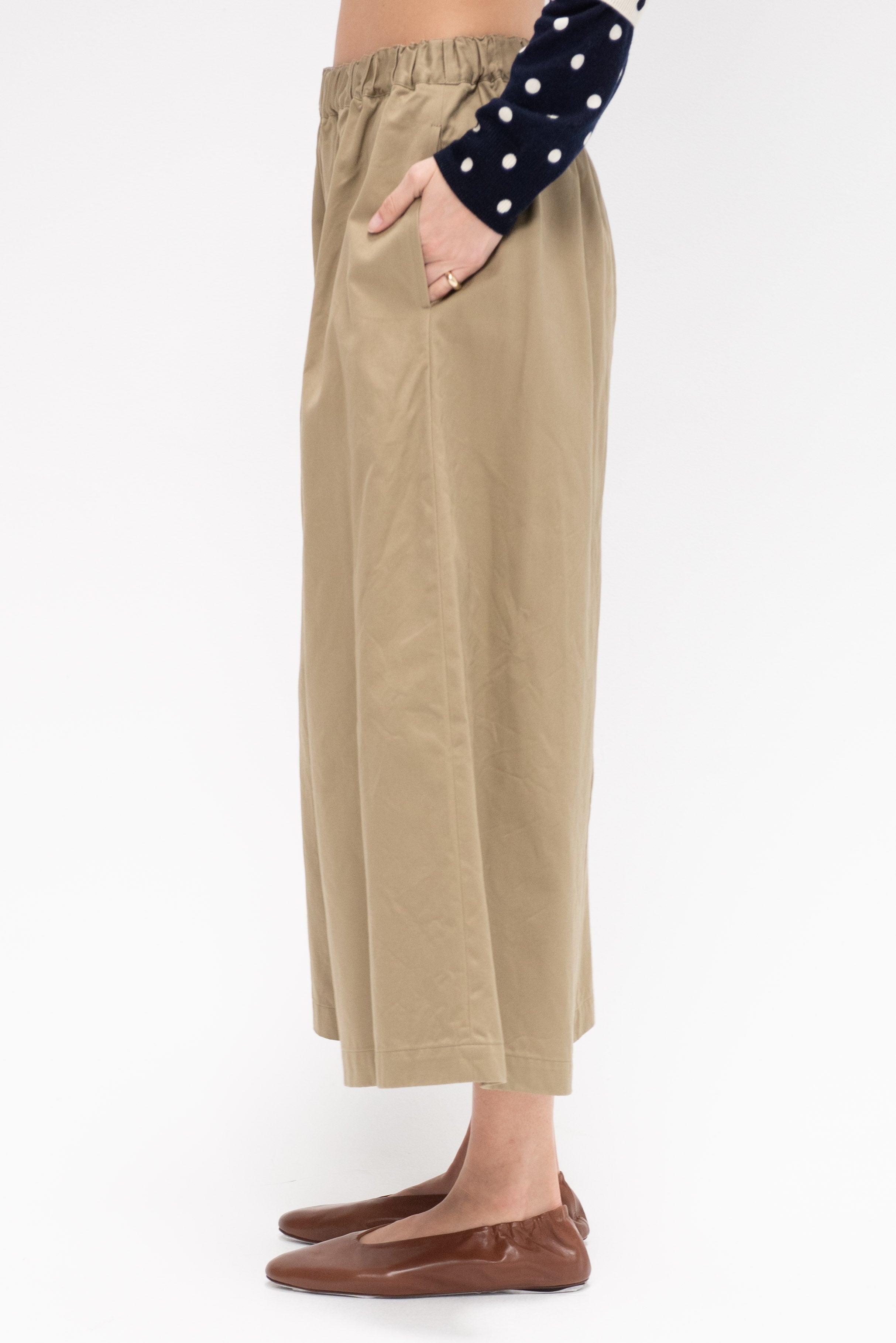 Comme Des Garcons Pants, Khaki – Kick Pleat