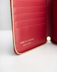 Comme des Garçons - Embossed Leather Wallet, Red