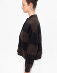 Baby Alpaca Cardigan, Bicolor