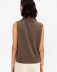 Merino Wool Lace Waistcoat, Taupe