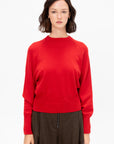 Merino Wool Sweater, Red