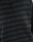 CORDERA - Merino Wool Striped Cardigan, Stripe