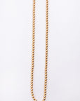 JOANNA DAHDAH - 3mm Beads Necklace, Yellow Gold