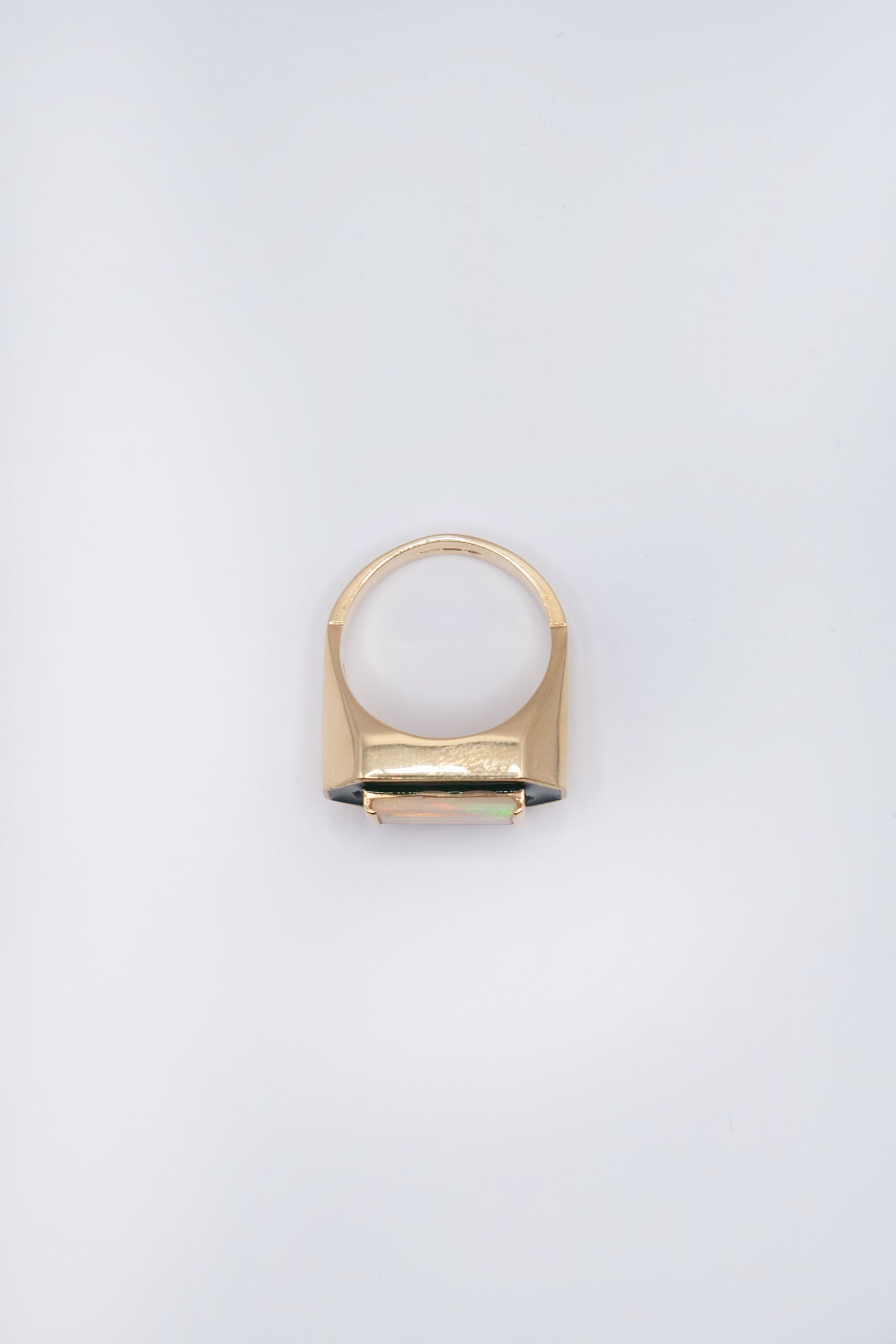 ALIITA - Deco Maxi Baguette Enamel Ring