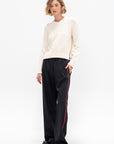 Faris Cotton Sweater, Off White