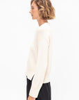 Faris Cotton Sweater, Off White