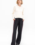 Faris Cotton Sweater, Off White