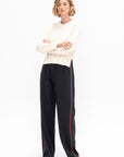 Faris Cotton Sweater, Off White