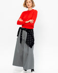 Lulu Cashmere Sweater, Scarlet