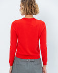 Lulu Cashmere Sweater, Scarlet
