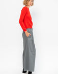 Lulu Cashmere Sweater, Scarlet