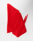 Nessa Small Cashmere Bandana, Scarlet