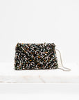 Rock Bead Clutch, Olive