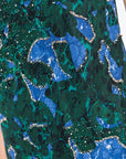 Embellished Midi Dress, Malachite