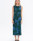 Embellished Midi Dress, Malachite