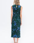 Embellished Midi Dress, Malachite