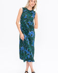 Embellished Midi Dress, Malachite