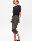 Double-Layer Skirt, Green