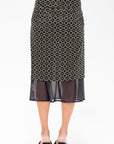 Double-Layer Skirt, Green