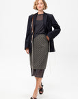 Double-Layer Skirt, Green