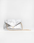 Envelope Clutch, Silver