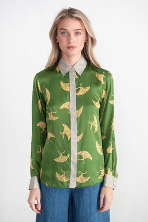 DRIES VAN NOTEN - Long Sleeve Shirt, Green