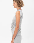 Off Shoulder Top, Grey Melange