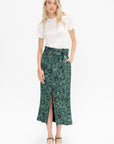 Belted Skirt, Malachite