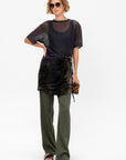 Sheer T-Shirt, Navy