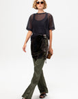 Sheer T-Shirt, Navy