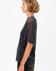 Sheer T-Shirt, Navy
