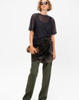 Sheer T-Shirt, Navy